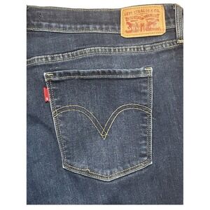 RARE BLANK RED TAB LEVIS WOMENS 505 STRAIGHT LEG SIZE 16